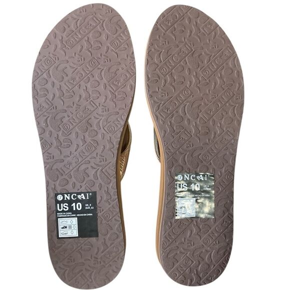 ONCAI Sandals Woman’s Size 10 Beach Thongs With Arch Support - Picture 7 of 10